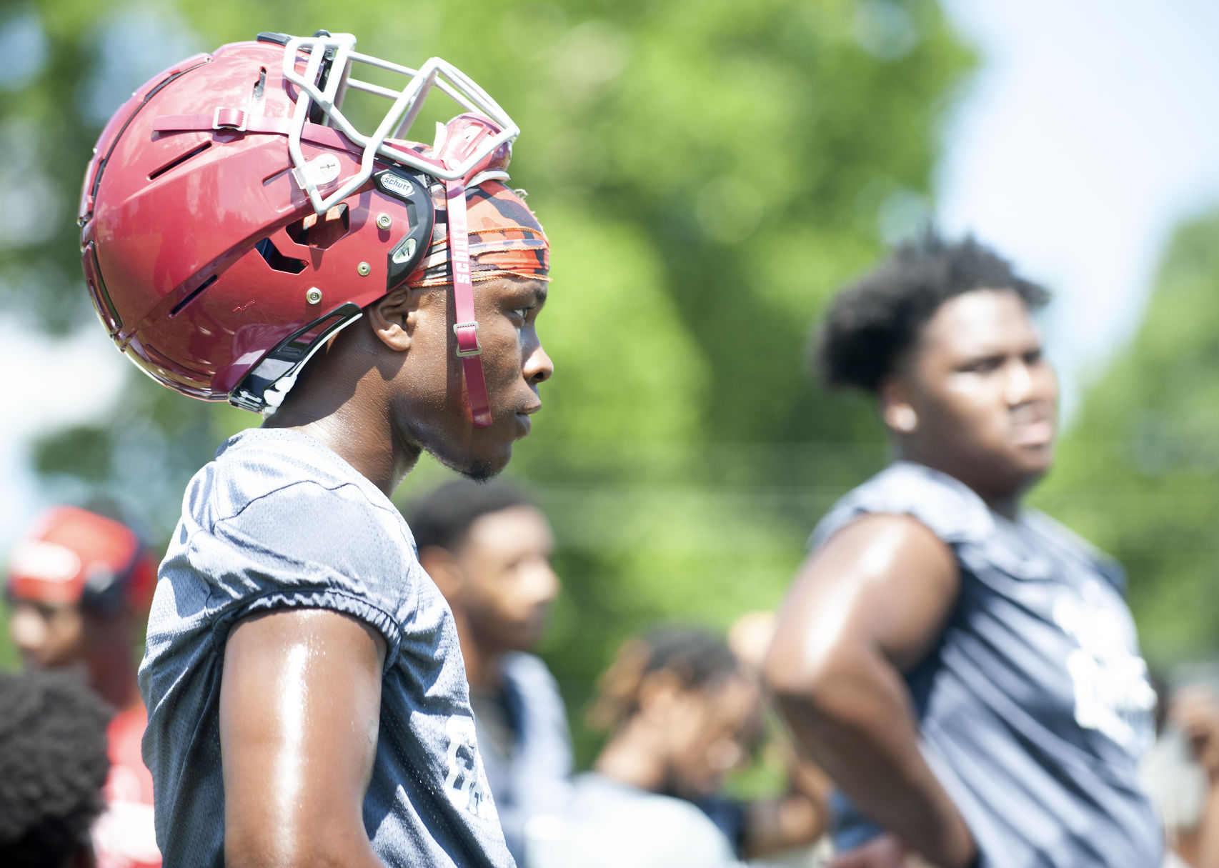 Trinity football practice